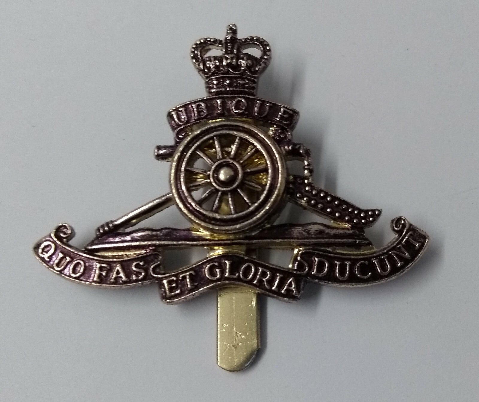 Genuine British Army No2 RA Royal Artillery Coloured Insignia Badge