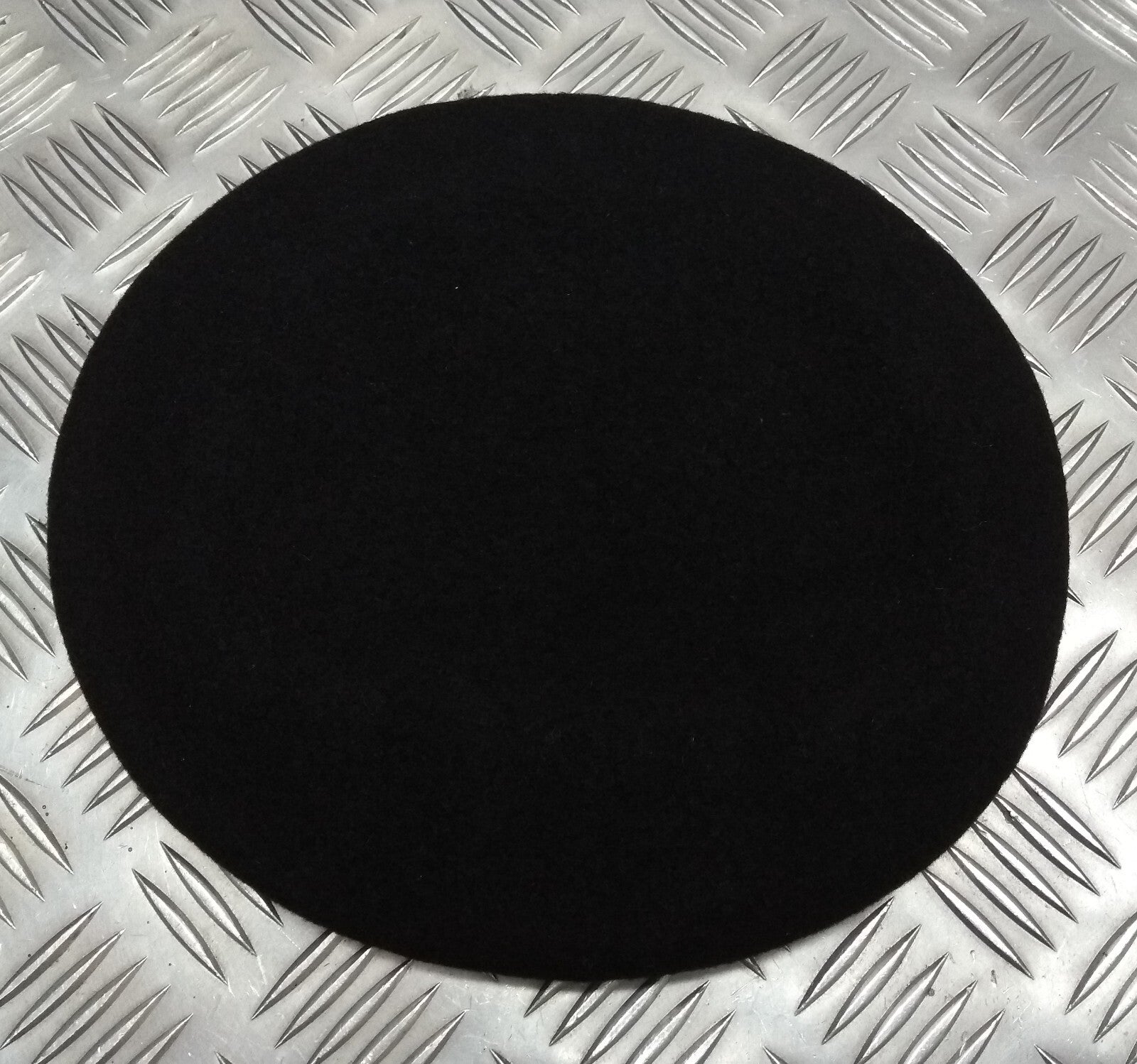 Wool Beret Black MAK Headwear England Lined Wool Uniform Cap New Old Stock 7