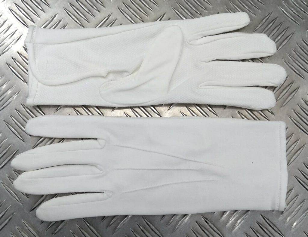 Genuine Issue 3 Dart White Parade Ceremonial Dimple Grip Gloves WD4