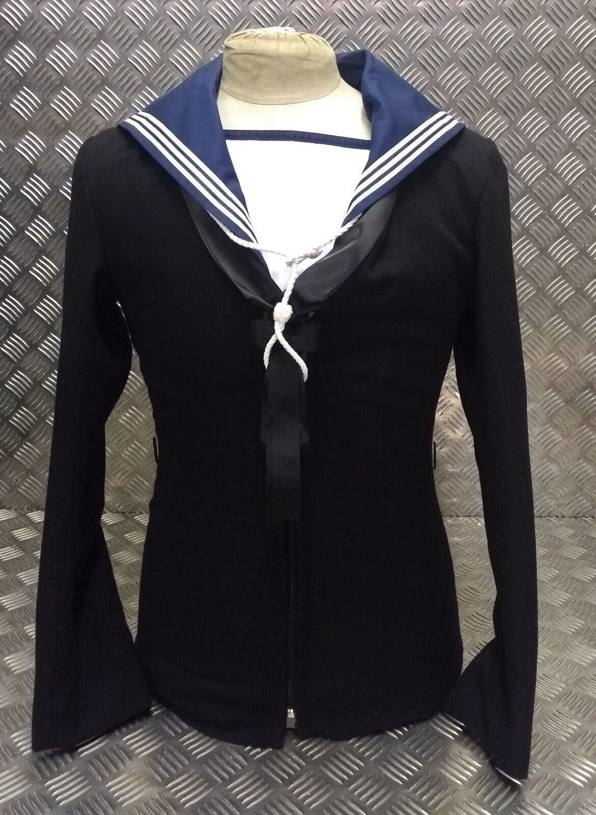 British Royal Navy Class 2 / II Sailors Womans Middy Jumper RN Complete 120cm