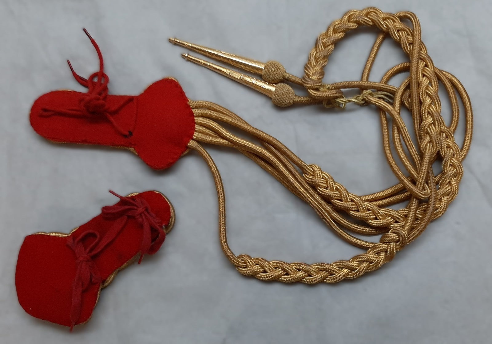HCav Aiguillette L/G British Army The Life Guards Ceremonial Gold Cord & Boards