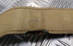 Vintage Brown Leather Sam Browne Belt Missing D Clip