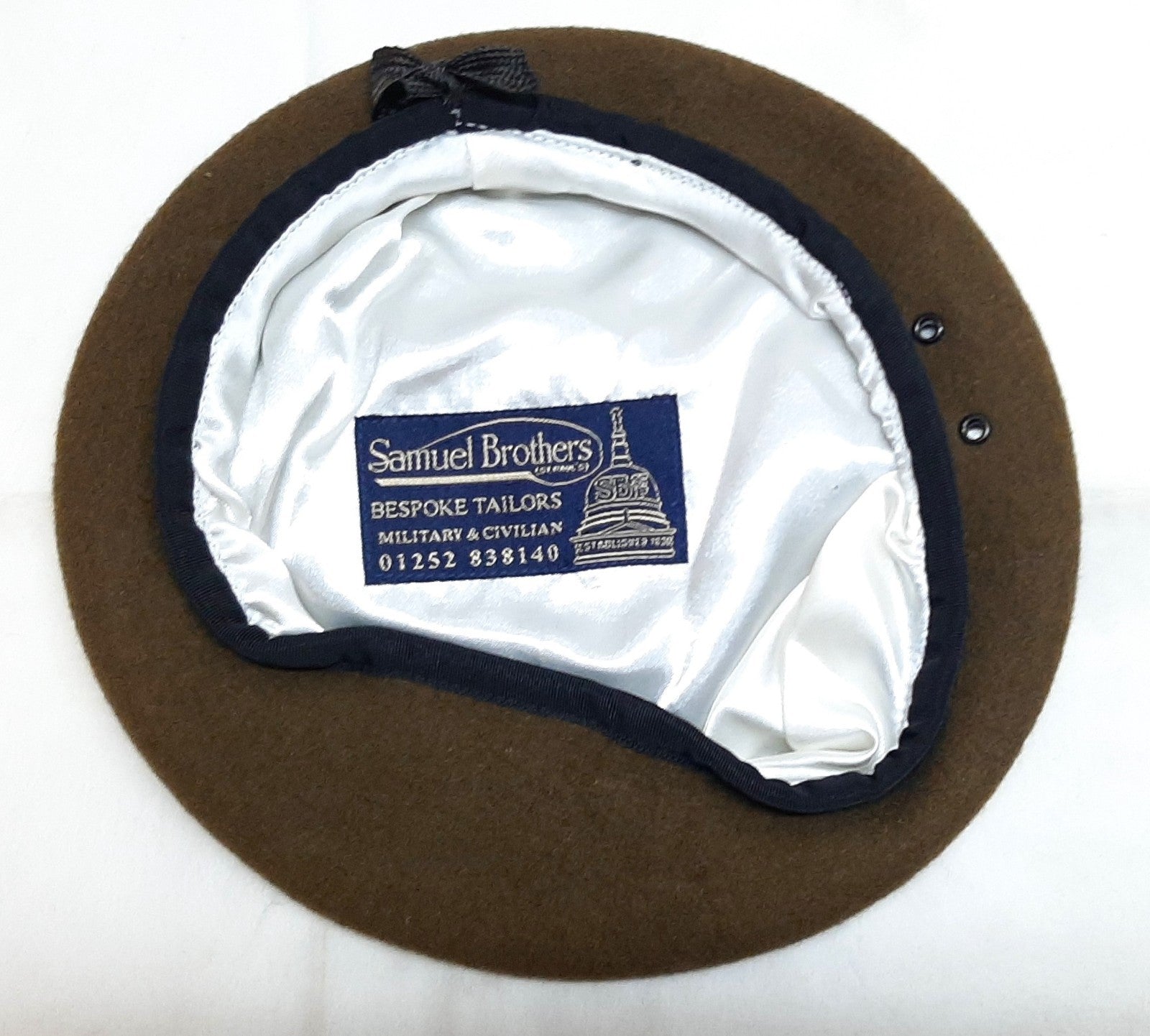 Beret Samuel Brothers British Officer Regimental headwear No Insignia Size 56cm