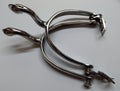 HCav Uniform Spurs Chrome Household Cavalry & RHA British Army Spec Swan Neck
