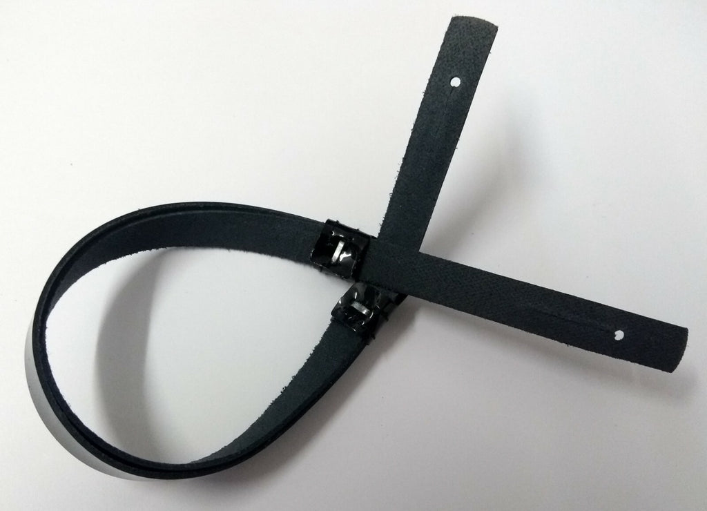 Dress Hat 9.6mm Adjustable Patent Leather Chin Strap