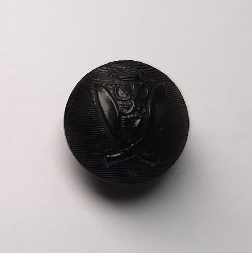 7th Duke of Edinburgh's Own Gurkha Rifles Black Ball Dress Buttons 28L X6