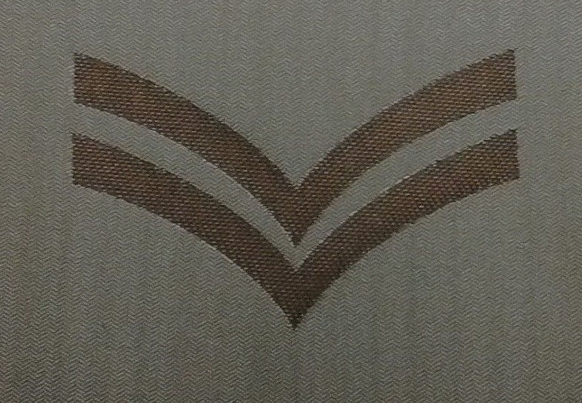 Rank Badges Army Green / Desert OD / DS Subdued Assorted Ranks 1 Pair New