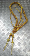 Gold Ceremonial Aiguillette British Senior Field Office Maroon Fleck
