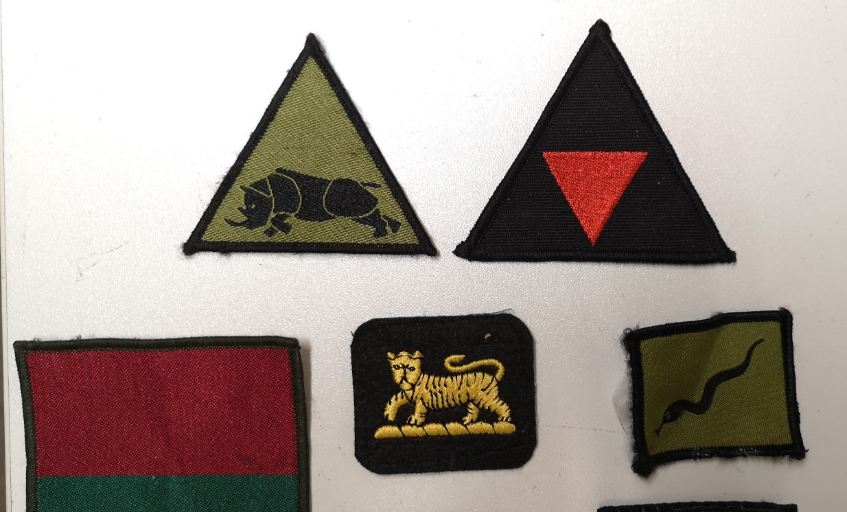 Various TRF Tactical Recognition Flashes British set of 11