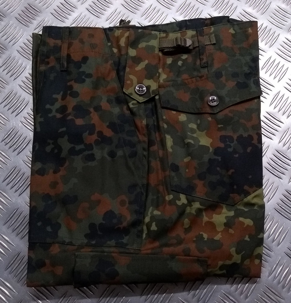 Flecktarn Camo Trousers Military Style Combat / Field Army Pants All Sizes - NEW