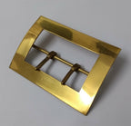 Genuine British Issue 62mm Large Double Prong Brass Buckle