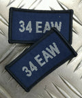 Air Force 34 EAW (Expeditionary Air Wing) RAF Royal Air Force TRF Badges 1 Pair