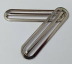 Genuine British Chrome Stable & Parade Belt Sliders Adjusters X2 STD215