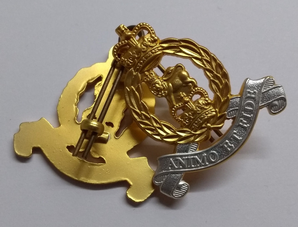 AGC Collar Dogs Army Offc. "Animo et fide" Metal Badges Split Pin