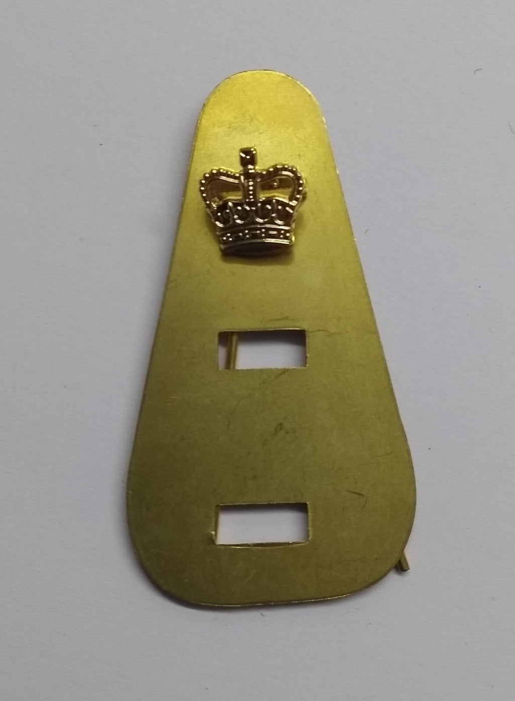 Signals Small Crown For Hat / Cap Badges With Double Back Plate And Split Pin