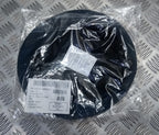 RAF Royal Air Force Beret Knitted Wool Blue Grey With Leather Rim & Badge Eyelets 62cm New