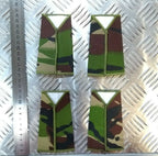 Genuine British Army Woodland DPM Camo RLC Royal Logistic Corps Rank Slides NEW