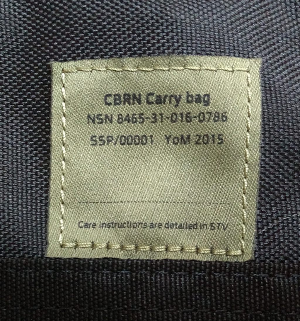 CBRN Carry Bag British Army Surplus Virtus NSN Stock Gen 1 Stealth Black NEW