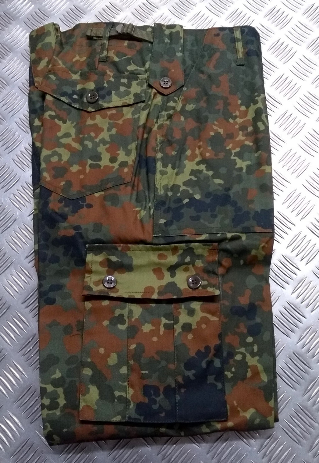 Flecktarn Camo Trousers Military Style Combat / Field Army Pants All Sizes - NEW