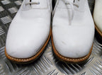 British Navy White Leather Parade / Dress Shoes Mens - Assorted Sizes
