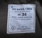 RAOC Vintage Jacket No2 Dress Old Khaki Pattern With Collar Badges