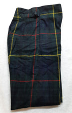 Vintage Army Trews No8 British Scottish Tartan Hunting Stewart SDG QVS Pattern