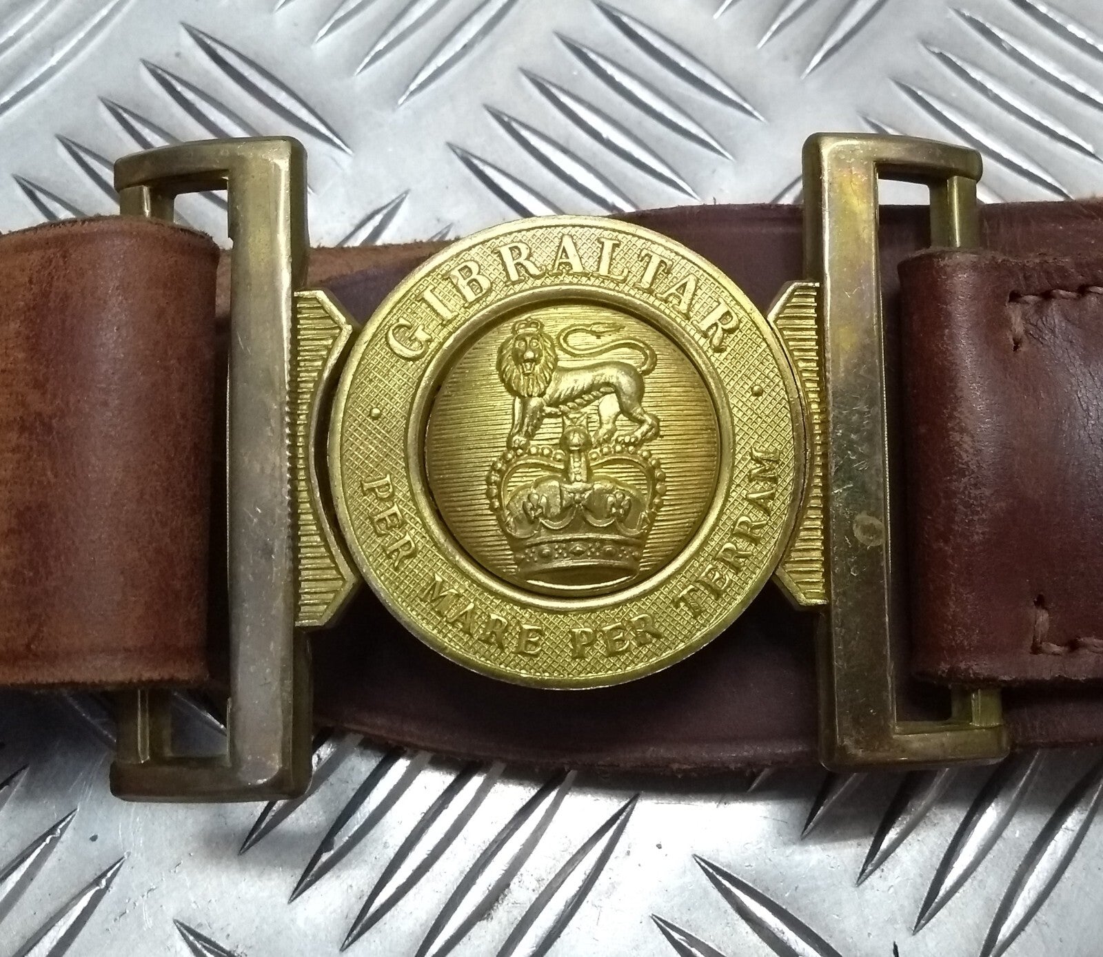 Vintage RM Brown Belt Unpolished No2 British Navy