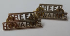 Green Howards Insignia Title Badges Snap Pin Genuine British Army Issue 1 PR