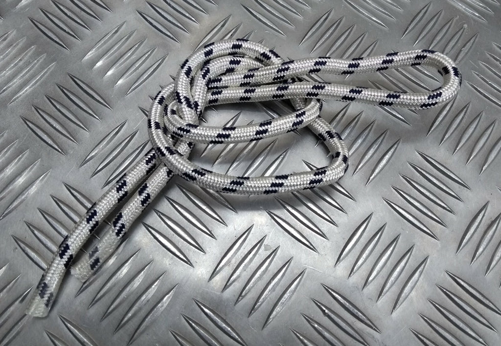 Genuine British Made Ceremonial Parade Silver Black Fleck Cord 1M RC12