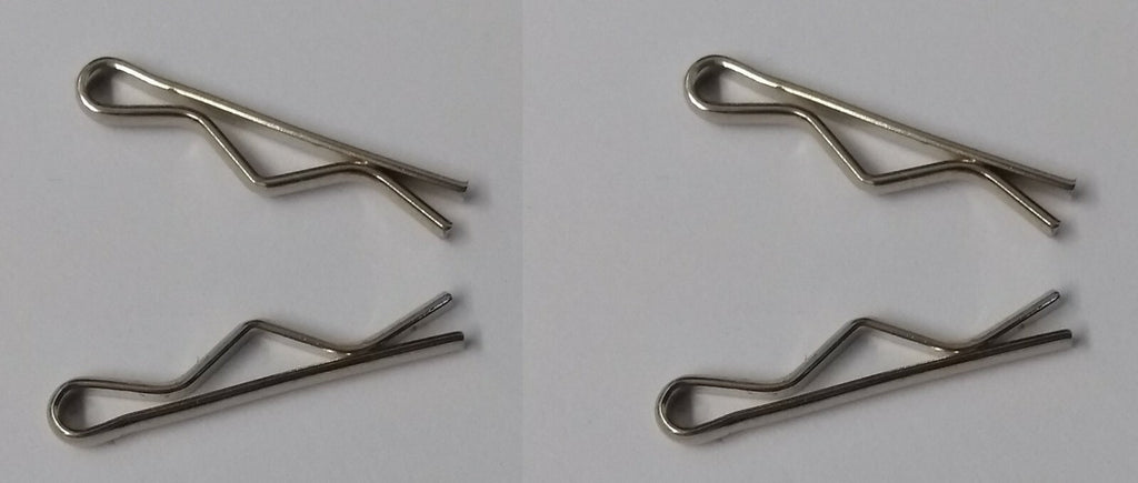 Shank Button Cotter Pins British Split Pins For Ring Buttons 2 Pair