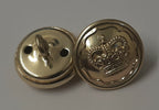Genuine British Issue Royal Crown And Border Buttons 3 Pairs ASBT294
