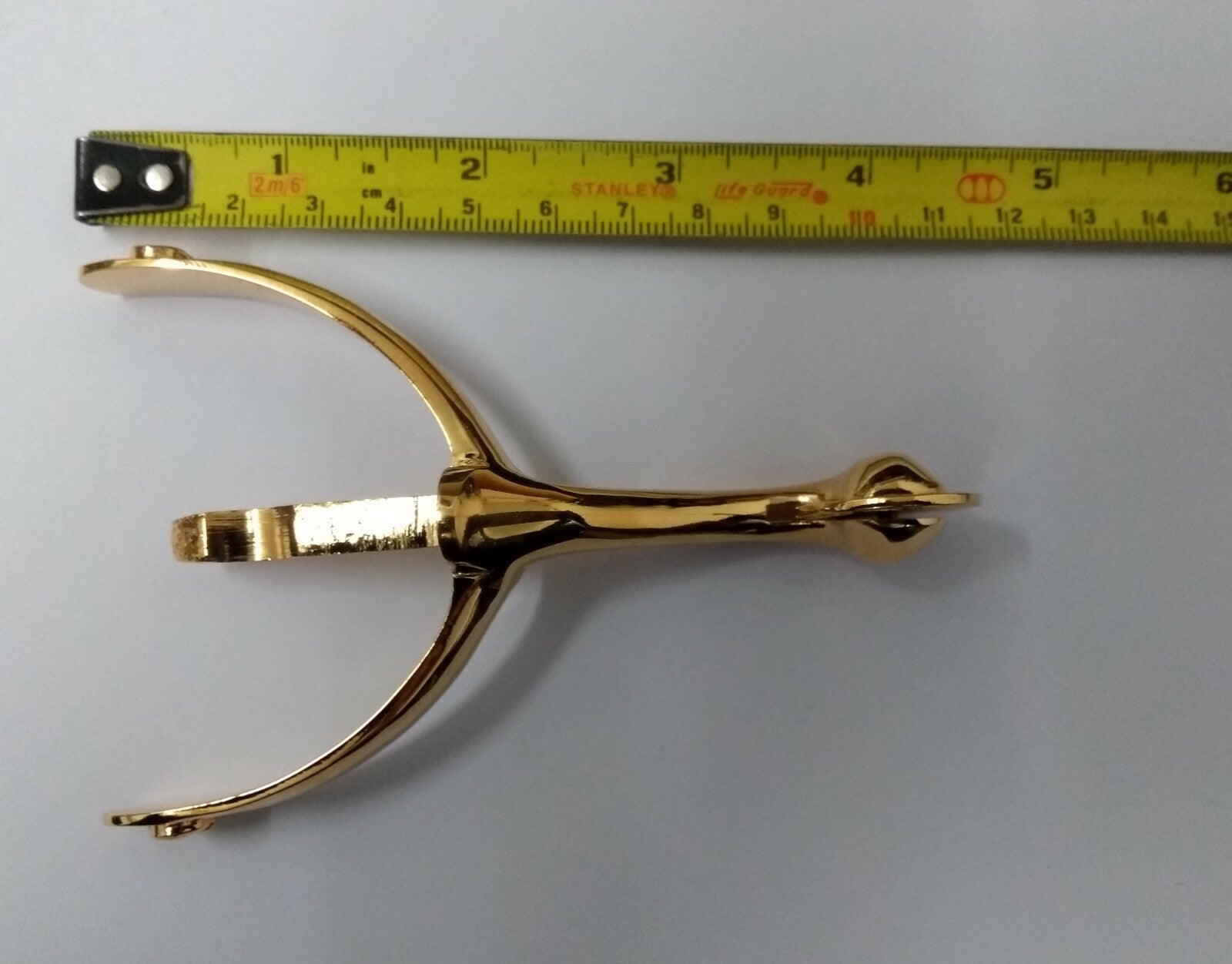 Genuine Swan Neck Box Spurs, Officers Gilt Parade Boots Spurs SPP1