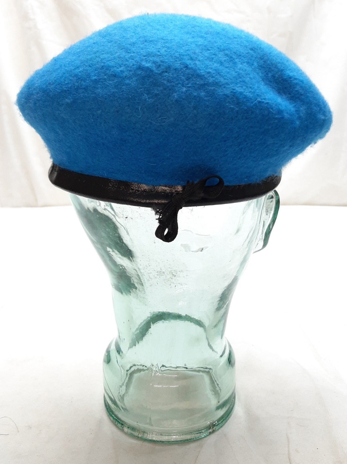 UN Blue Wool Beret Army / Military Style Light Blue Size 6 3/4 XS NEW