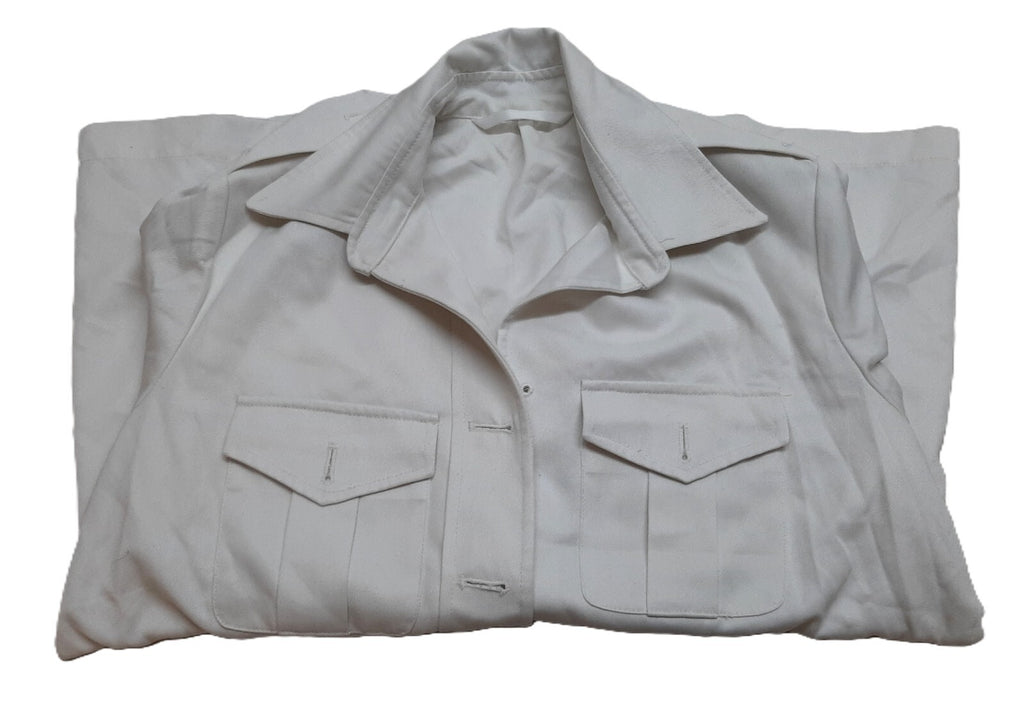 RN Jacket No1 BW White Bush British Ofc & Class 1 Senior Rates 188/124cm