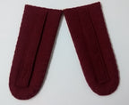 Senior Officer Shoulder Boards Abu Dhabi Obsolete Stock Maroon Melton Gold Braid