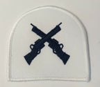 Genuine British Royal Navy White Qualification Marksman Badge All Rates