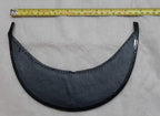 Officers Patent Peak British Forces Dress Hat Visor 2 Row Oak Leaf Silver Wire