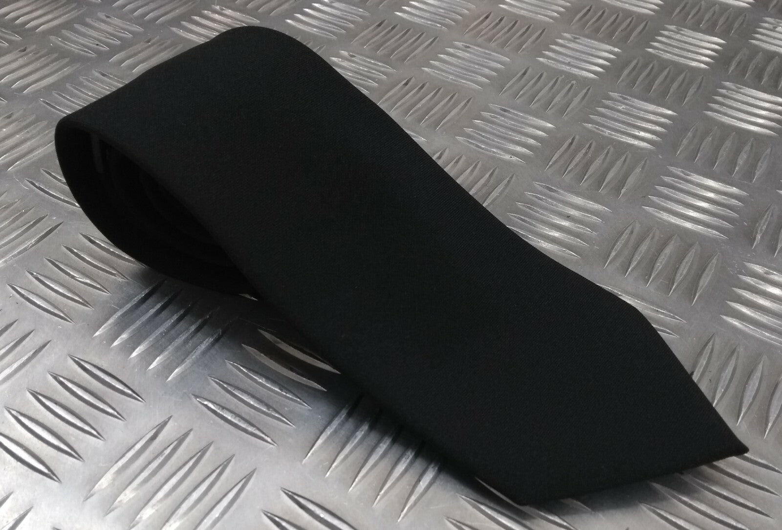 Genuine British Made Dress Tie Blue or Black Tie - NEW