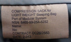 Army Green Compression Sack For Lightweight & Smaller Sleeping Bags - Selected