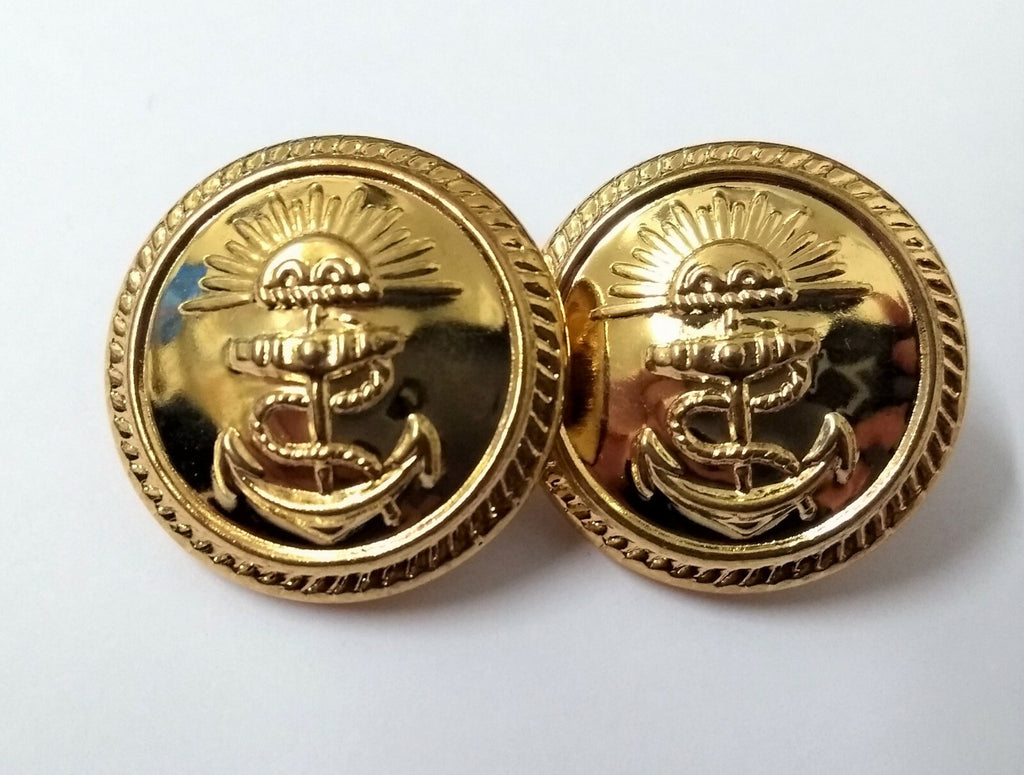 Peninsula and Oriental Steam Navigation Company Ring Back Uniform Buttons X2