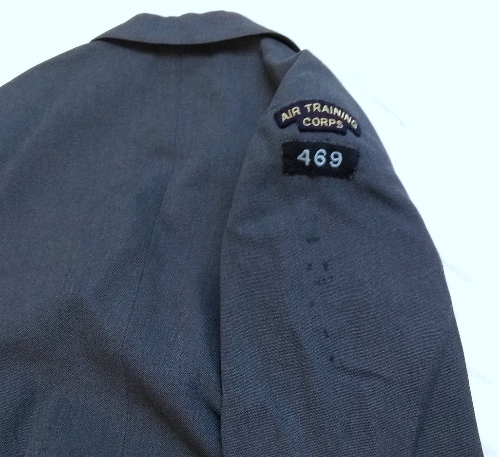 Vintage No1 Jacket RAF Royal Air Force Blue Grey Colour 469 SQDN Lowestoft Old Pattern