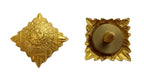 Bath Rank Stars / Pips British Army Insignia Tria Juncta In Uno Screw Post Type
