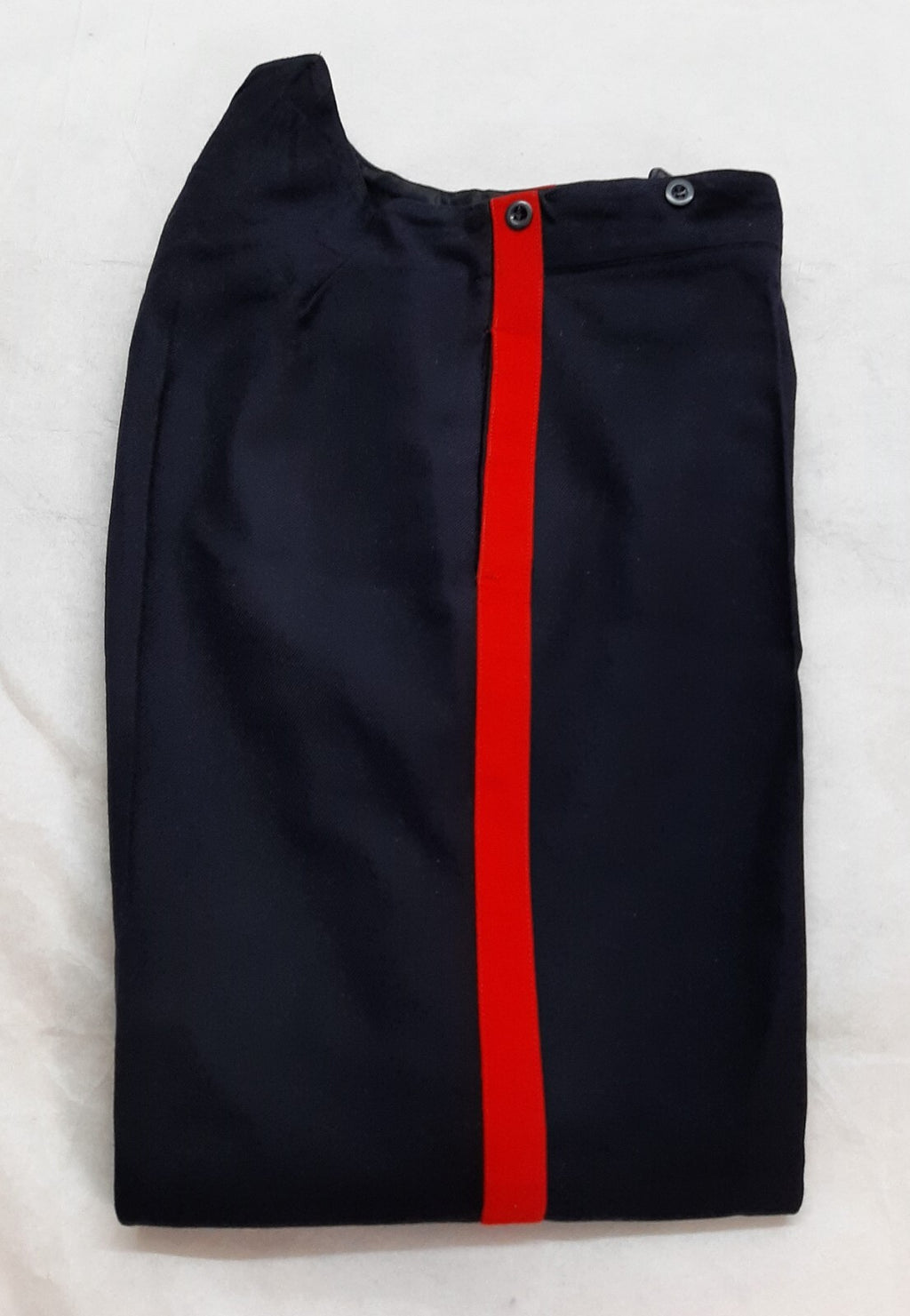 No1 Dress Trousers British Blues Pattern With 1" Red Stripes - All Sizes