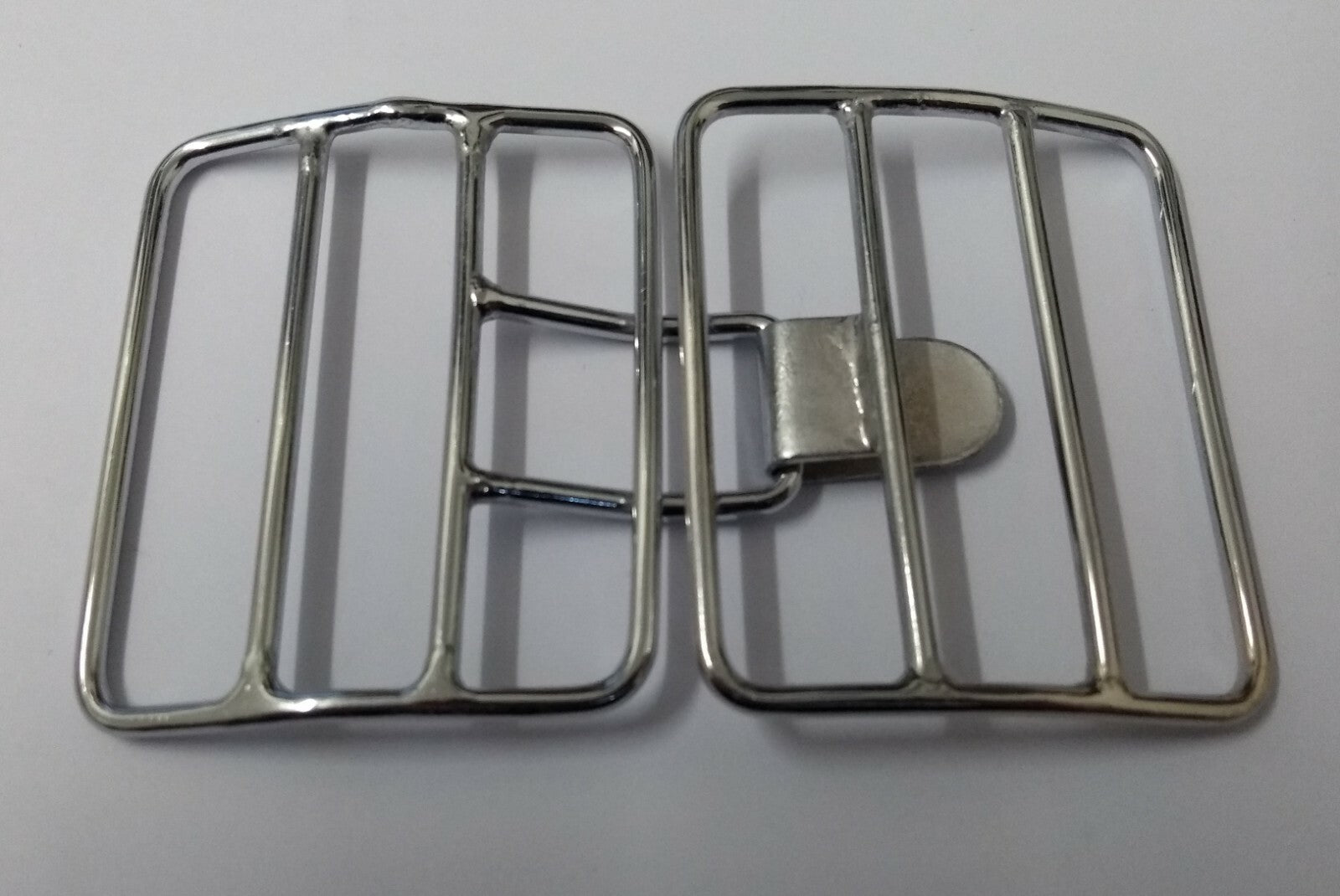 Genuine British Issue Chrome Ceremonial Sash Cage Buckle Set
