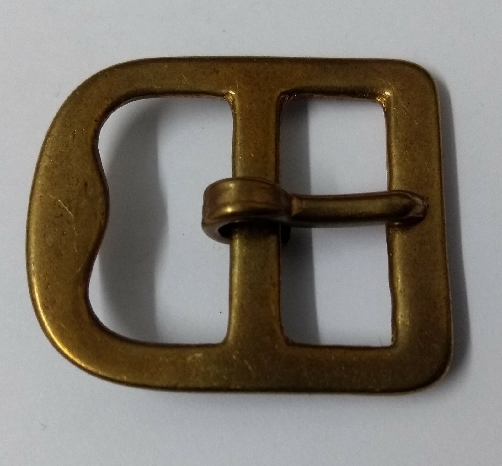 7/8" Cuirass Brass Single Prong Buckle X1