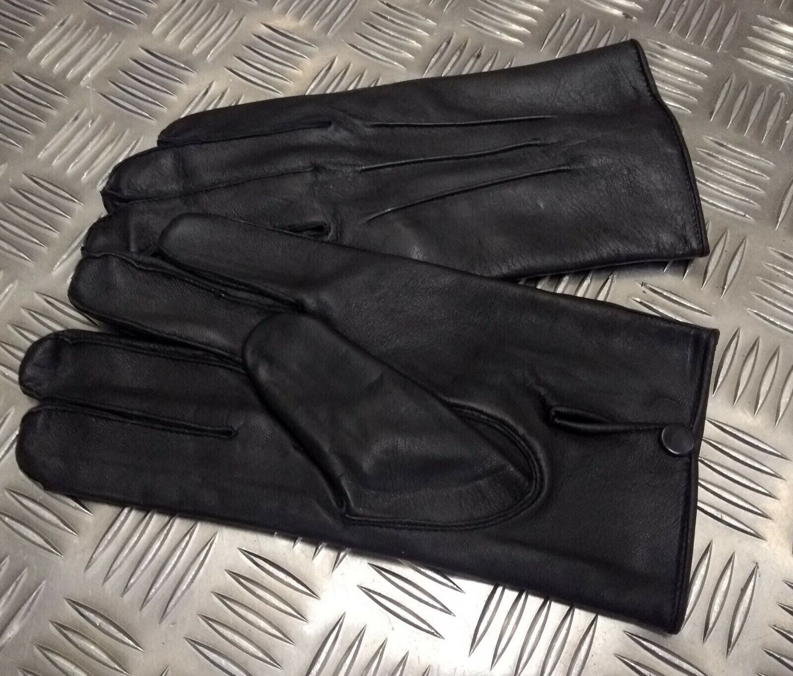Black Leather Soft Lined 3 Dart Parade Gloves Style size 11.5