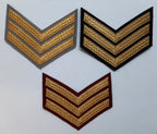 Mess Kit Chevrons 3 Gold Bar British Assorted Back Colours