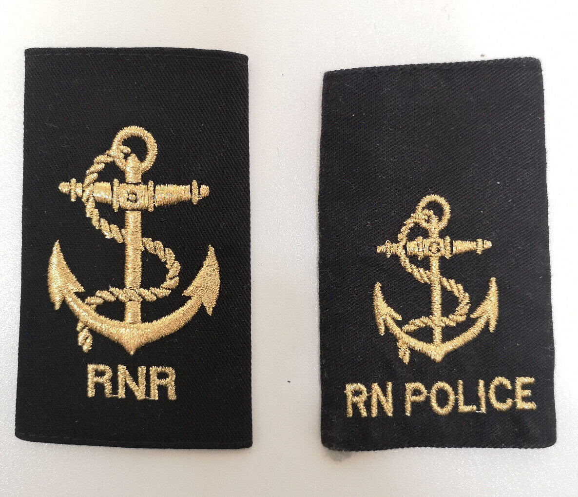Royal Navy RNR RNP Rank Slides Sold in Pairs Assorted