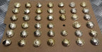 Genuine British Dress Buttons On Taylors Display Card 41 Asst Regiments