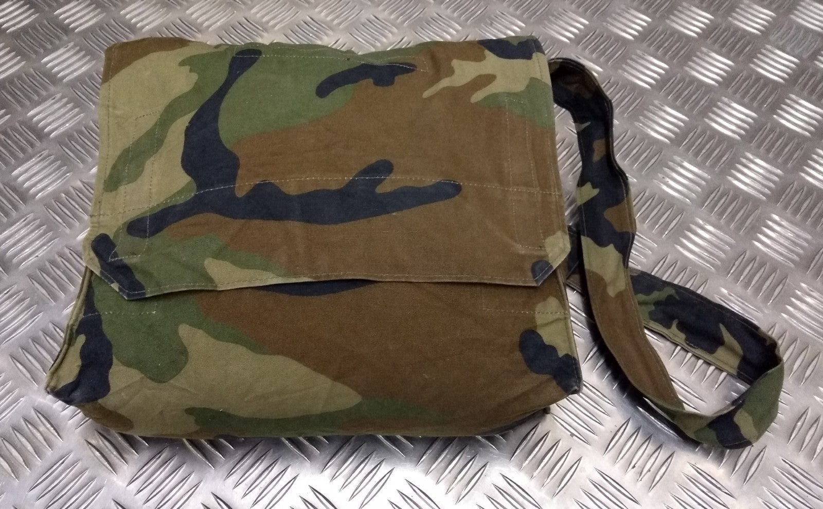 Woodland Camouflage Lightweight Compact Shoulder Bag